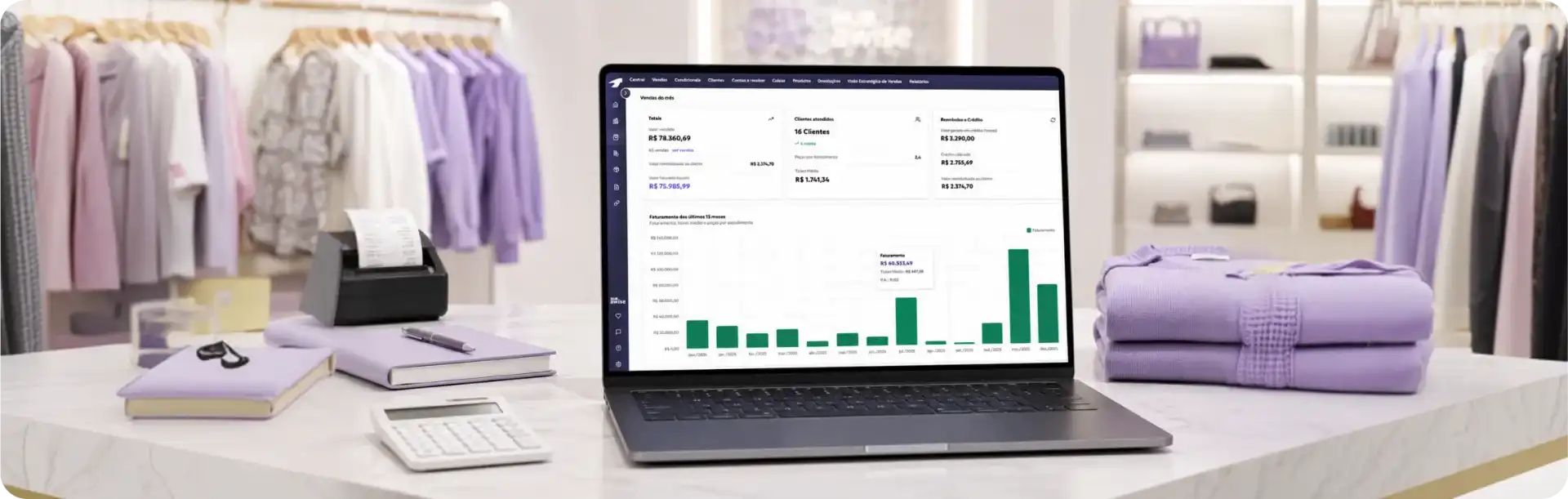 Awise gestão financeira em ação