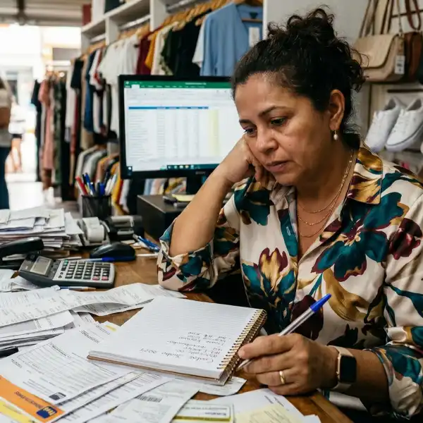 Lojista sem controle financeiro